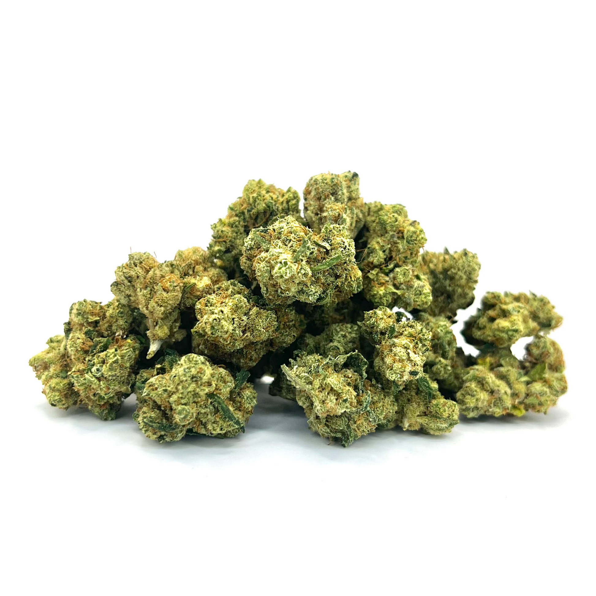 Las flores Small buds OG Kush destacan por su perfil aromático afrutado y notablemente cítrico, complementado con un toque sutil de pino y matices terrosos que hacen de su fragancia algo único y envolvente. Cultivada mediante técnicas hidropónicas y utilizando fibra de coco, esta genética asegura una calidad excepcional y un cultivo sostenible.