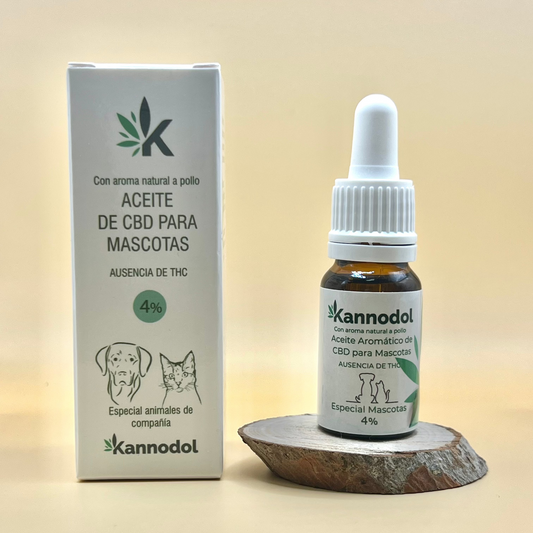 Descubre el Aceite CBD 4% para Mascotas , una fórmula especialmente diseñada para mejorar la calidad de vida de tu compañero peludo. Con cada gota, le proporcionas un cuidado natural, seguro y efectivo sin efectos psicoactivos.
