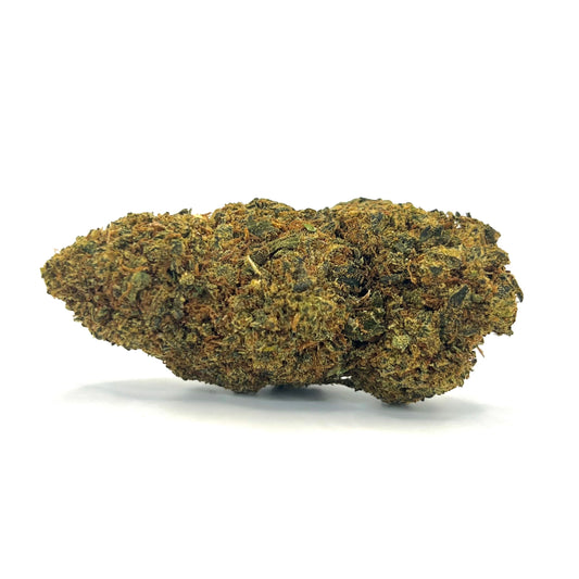 La flor Blueberry destaca por sus aromas dulces, acompañados de un sutil toque ácido y matices brutales que evocan notas a arándanos, creando una experiencia sensorial única. Cultivada en interior con métodos especializados, esta flor indoor garantiza una calidad excepcional y un perfil aromático inolvidable.
