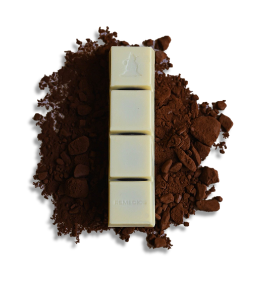 Tu momento relax", ahora en forma de un delicioso chocolate diseñado para calmar cuerpo y mente. El&nbsp;Chocolate Remedios Calm&nbsp;combina ingredientes naturales y funcionales para proporcionarte una experiencia de tranquilidad en cada mordisco.